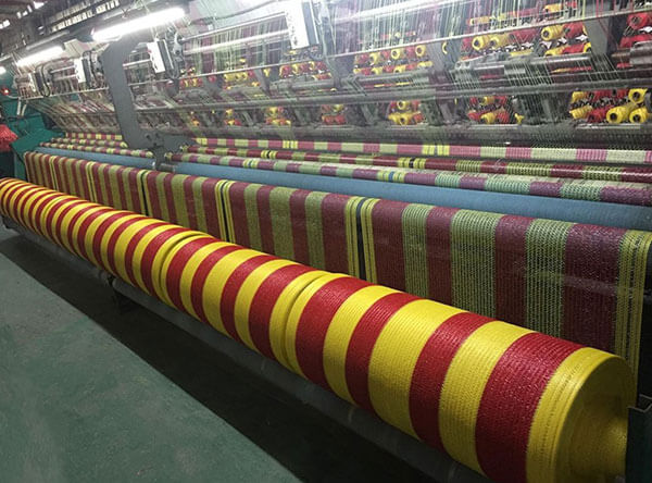 Orange Plastic Woven Mesh